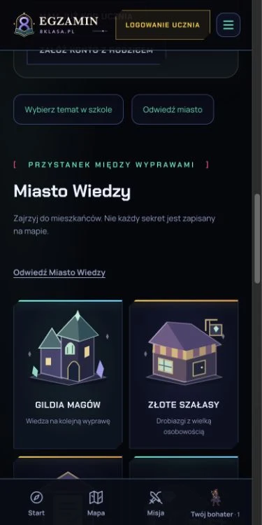 Budynki i aktywności w Mieście Wiedzy